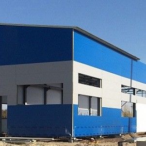 Изготовление ангаров из металлоконструкций утепленные сэндвич-панелями